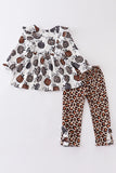 Leopard Pumpkin Pant Set