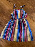 Multi color stripe dress